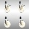 Service Caster 5 Inch 316SS Nylon Swivel 1-3/4 Inch Expanding Stem Caster Lock Brake SCC, 2PK SCC-SS316TTLEX20S514-NYS-2-S-2-134 - alternate 2